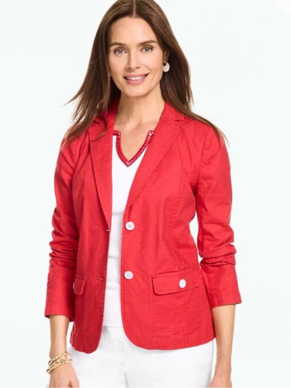 Talbots Stretch Linen Blazer - New without tag